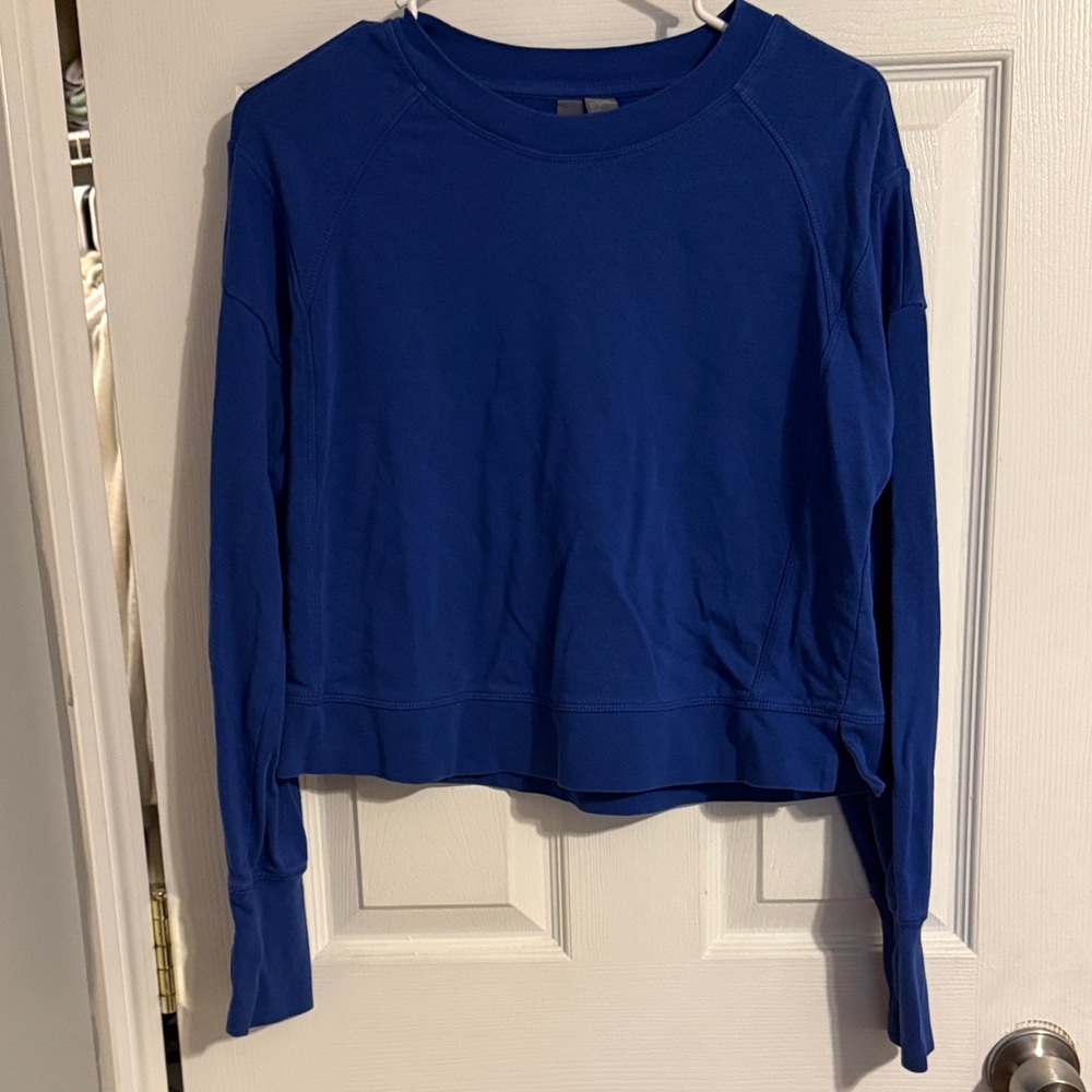 Sweaty Betty Royal Blue Long Sleeve Sweatshirt